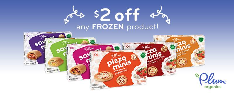  Plum Organics Mini Pizzas as Low as 33¢